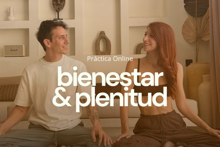 Práctica online de bienestar con Sara Gomar: breathwork, activación kundalini y meditación OSHOM.