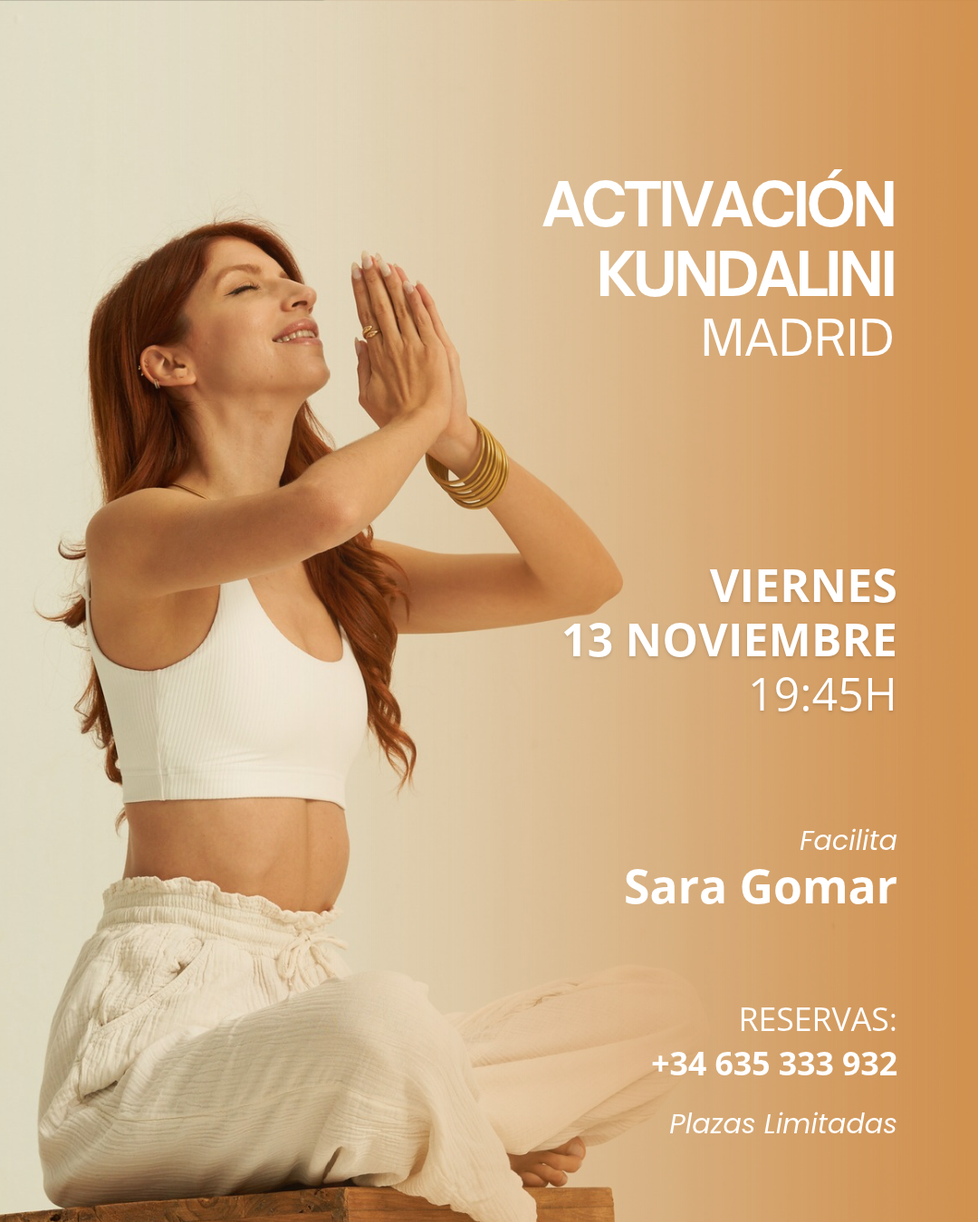 ACTIVACION KUNDALINI MADRID SARA GOMAR